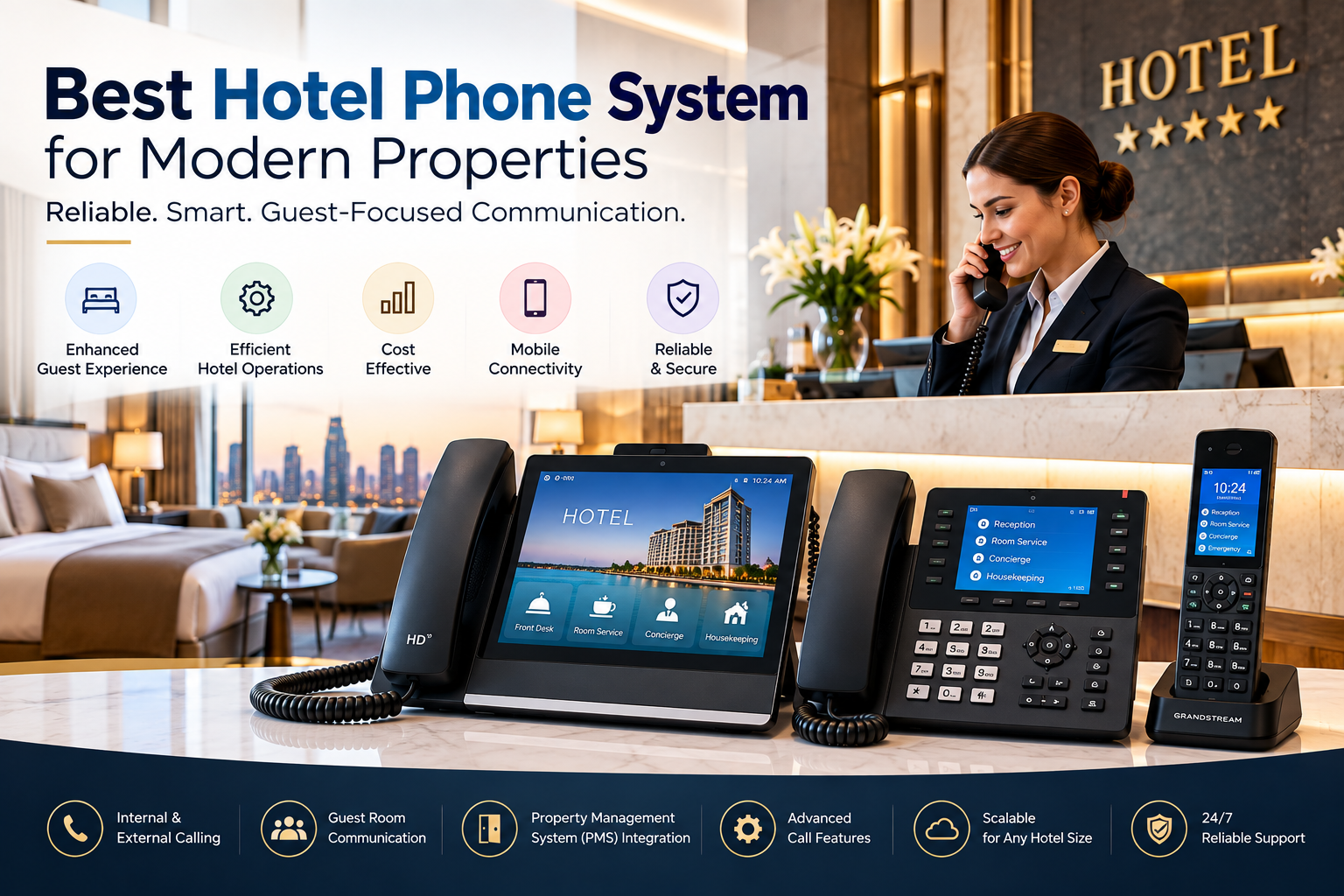Best Hotel Phone System for Modern Properties: From Front Desk Calls to Guest Service